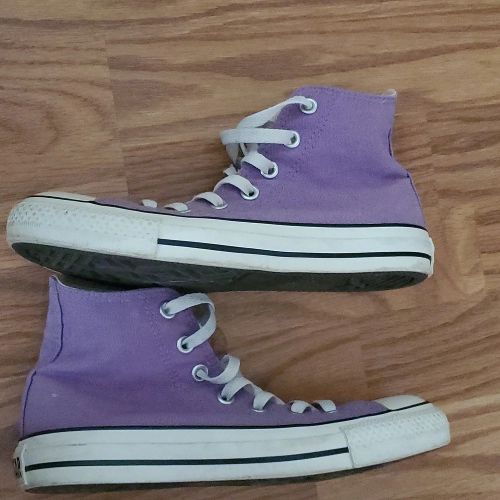 Converse Purple High-Top Sneakers - Picture 8 of 12